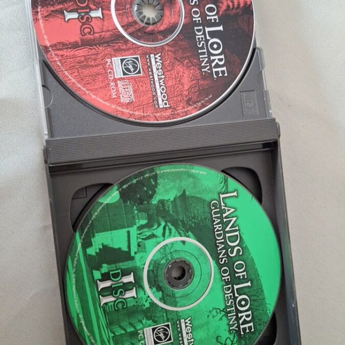 Lands of Lore Guardians of Destiny PC game, 4 discs