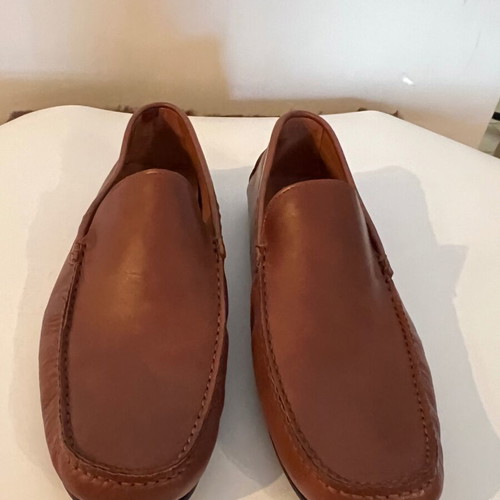 Avvento Men's leather casual shoes new, tan size 42