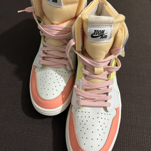 Air Jordan 1 High Zoom CMFT 'To My First Coach' like new, multicolor, size 45
