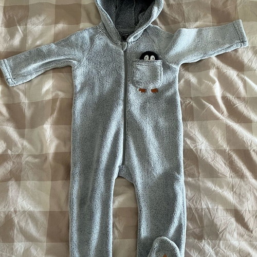 Fleece jumpsuit like new for baby 86 centimeters