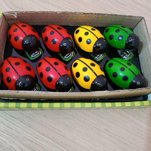 Ladybug staplers new, pack of 8 in various colors