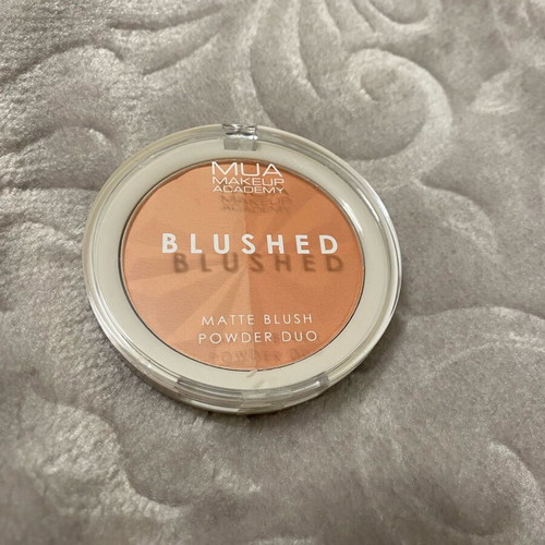 MUA powder duo peachy blush new