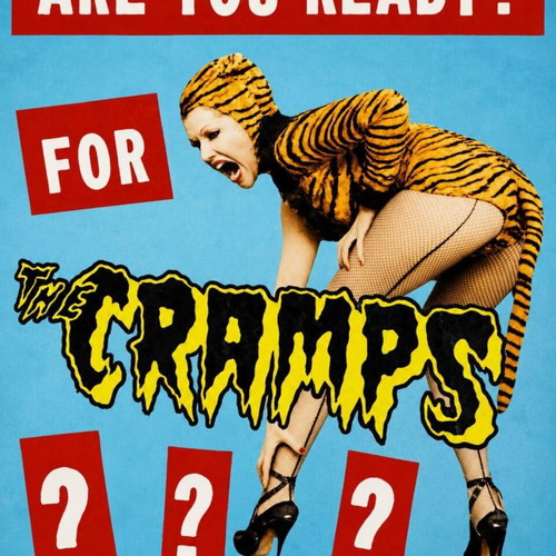 The Cramps poster 32×23cm with frame, new