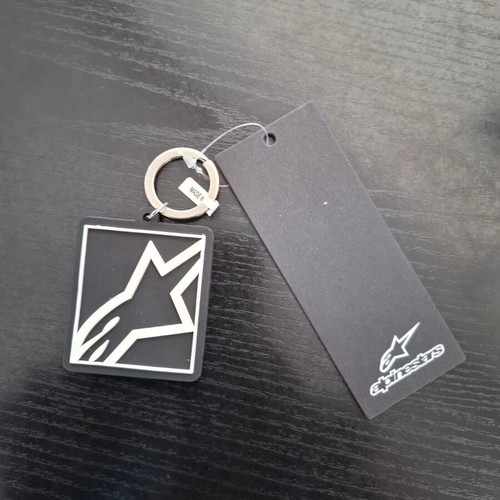 Alpinestars logo keychain new, black