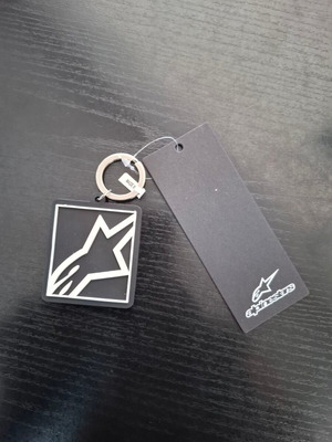 Μπρελόκ Alpinestars logo καινούργιο, μαύρο