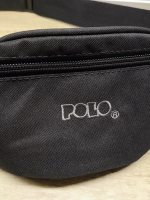Polo waist bag, black, new with power bank gift