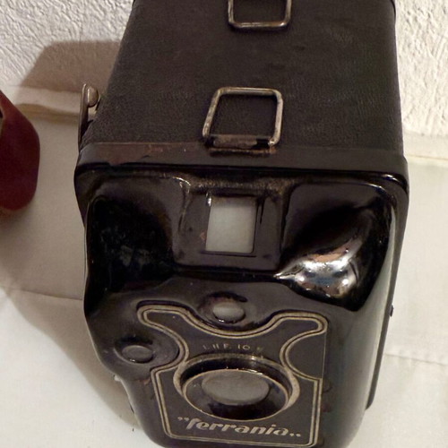 Ferrania Box CHF 10.5 camera used, 1938 vintage