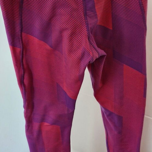 Reebok women's sports leggings S/M, pink and purple, long