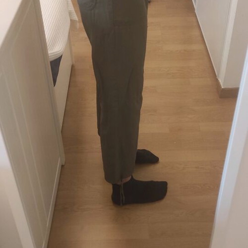 Cargo pants used, olive, size S
