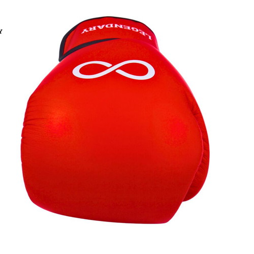Legendary red leather boxing gloves 12oz new