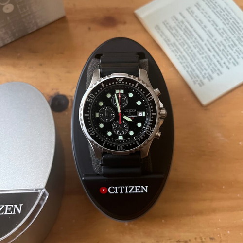 Citizen Divers Chronograph watch full pack