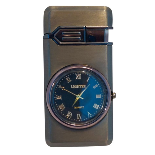 Gas Lighter with Clock New
