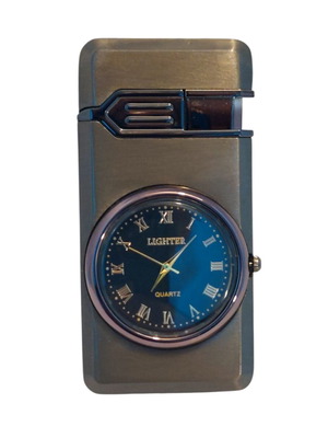 Gas Lighter with Clock New
