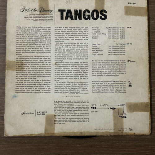 LP Tangos Latin music album like new