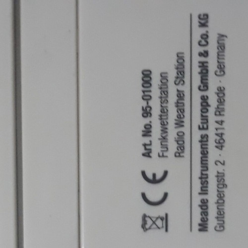Bresser Wireless Weather Station used