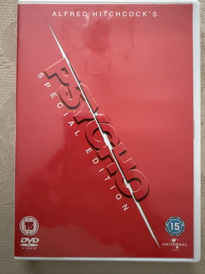Psycho DVD σαν καινούργιο με αγγλικούς υπότιτλους και έξτρα DVD Hitchcock Legacy