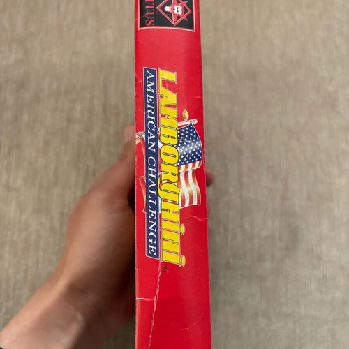 Lamborghini American Challenge Nintendo SNES used Greek version
