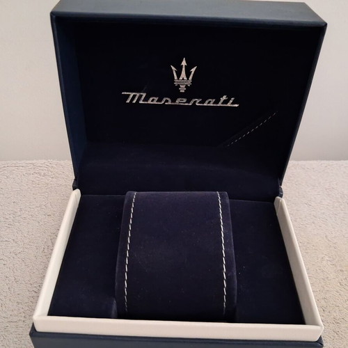 Maserati men's wristwatch, grey and green