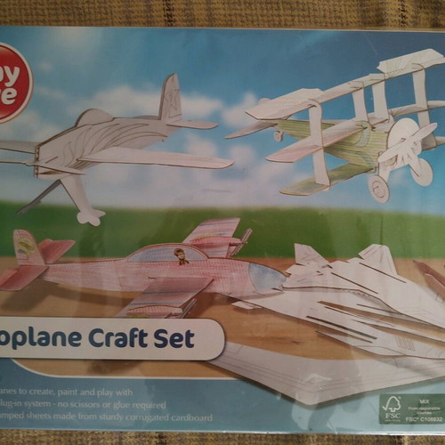 Aeroplane craft set new, educational, 4 pieces