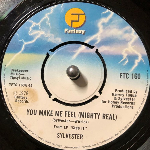 Sylvester You Make Me Feel (Mighty Real) 7" vinyl, 45 RPM, single used, pop