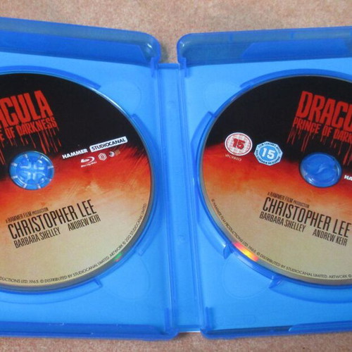 Dracula Prince of Darkness Blu-ray & DVD used, region B/2