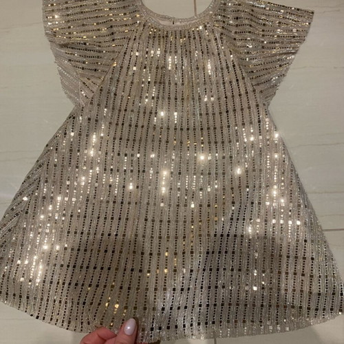 Dress 12-18 months gold strass like new