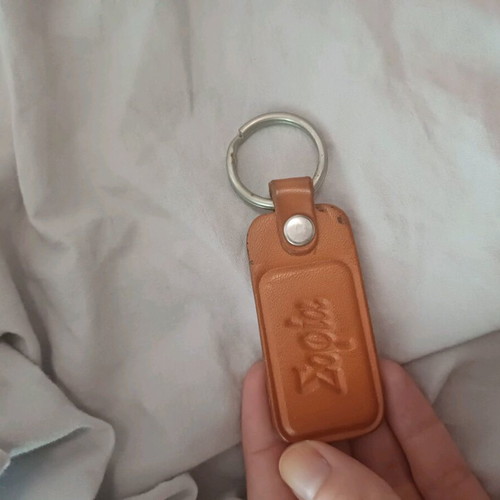 Leather keychain new with name Sofia