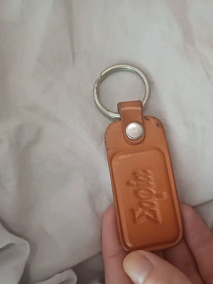 Leather keychain new with name Sofia