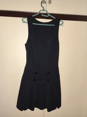 Benetton dress black used, size S