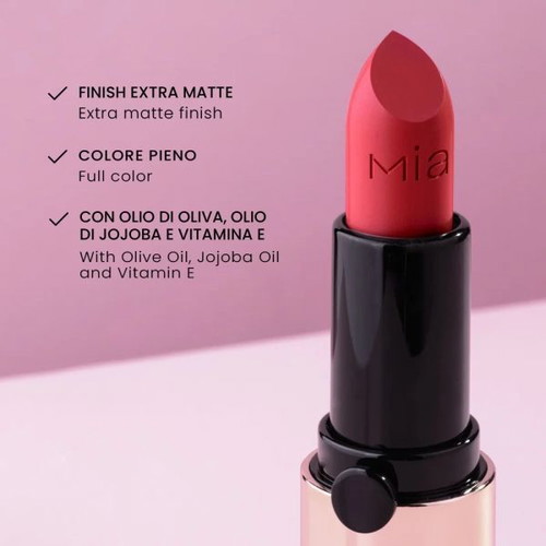 Mia Glam Flow Lipstick 07 Insondable new, creamy matte finish