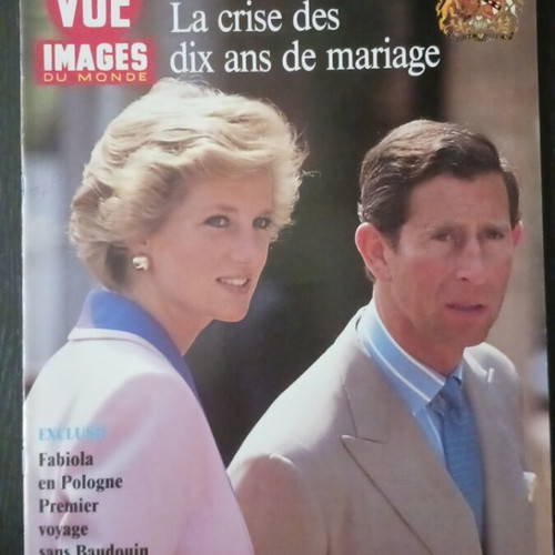 Point de Vue magazine Princess Diana November 1990