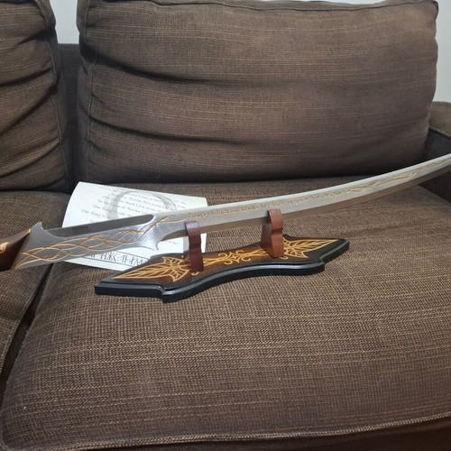 Hadhafang Sword of Arwen Evenstar with Display Stand like new