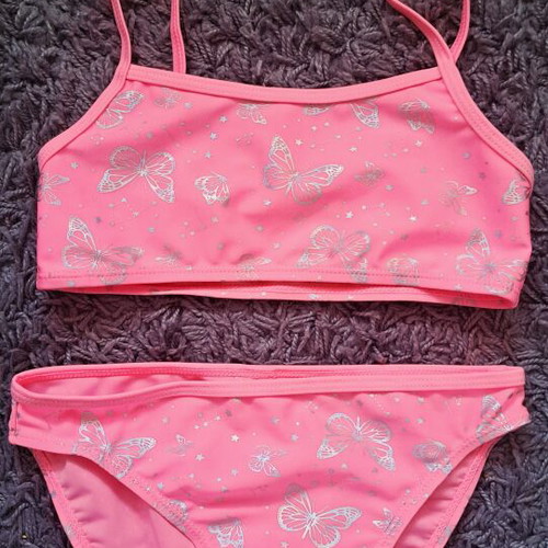 Swimsuit size 9 years like new, pink