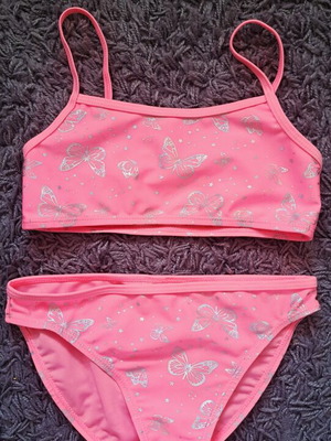 Swimsuit size 9 years like new, pink