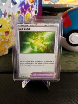 Sun Seed Pokemon Card holo NM/M condition