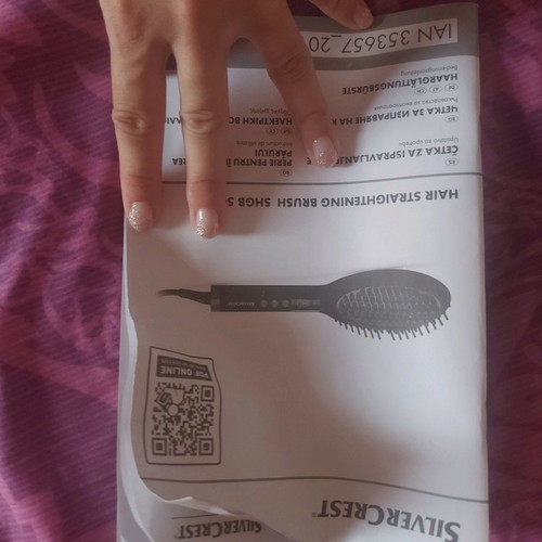 Hair straightening brush like new
