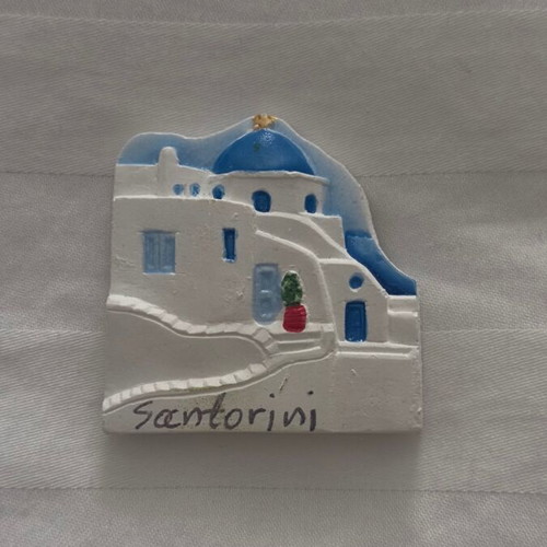Handmade Santorini Magnet New