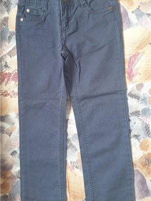 Children's pants like new, size 4-5 years, 108 cm, black and blue