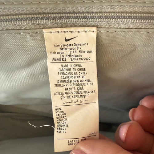 Nike Monika Club vintage hand bag used, yellow