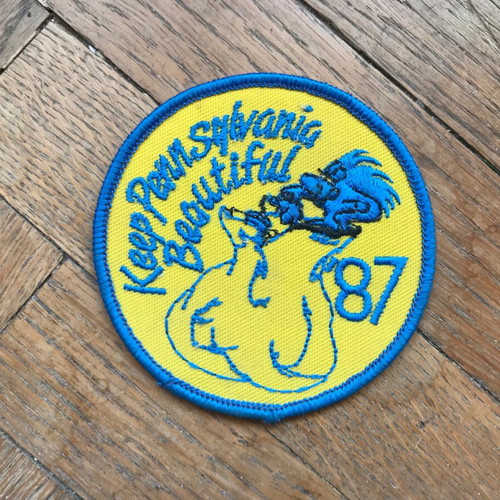 Keep Pennsylvania Beautiful 87 patch like new, retro