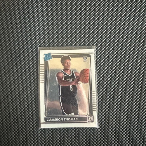 Cameron Thomas 2021-22 Panini Donruss Optic Rated Rookie card mint