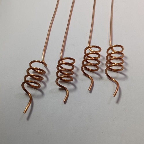 Copper spiral antennas set of 4 for plant growth, new