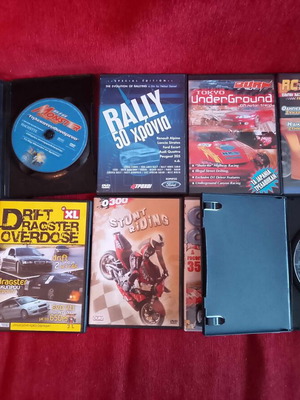 Συλλεκτικό σετ 8 DVD με οδηγίες ράλι και BMW, 2001-2004