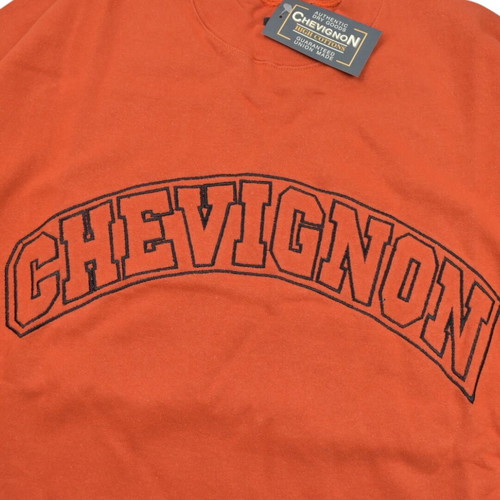 Chevignon Vintage Orange Sweatshirt used, size L-XL