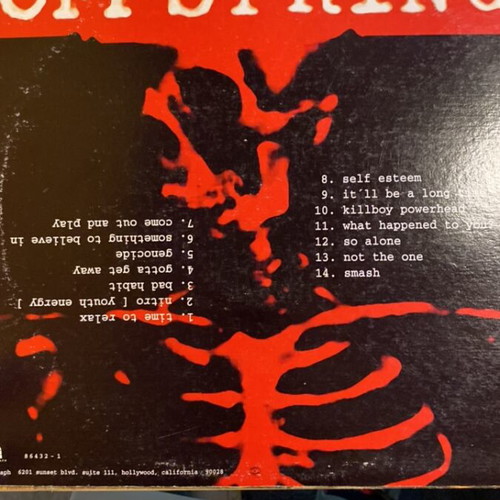 Offspring Smash vinyl record used, punk genre