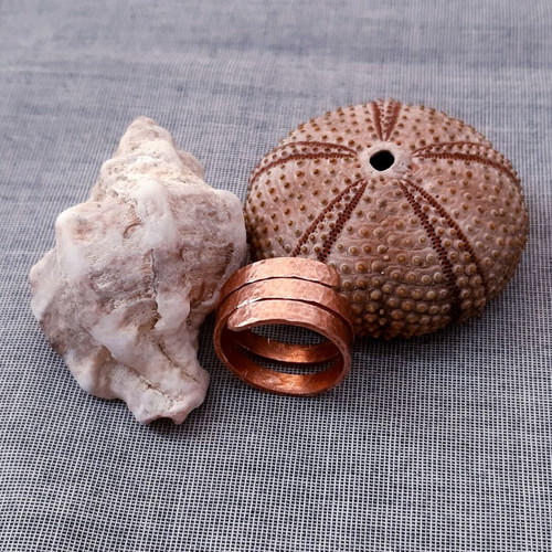 Sparta ring handmade, pure copper, new, gift pouch