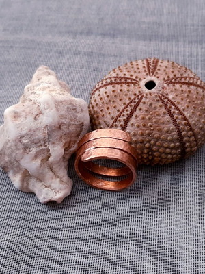 Sparta ring handmade, pure copper, new, gift pouch