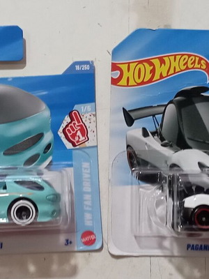 Hot Wheels Deora II και Pagani Zonda Cinque αυτοκινητάκια, σετ 2 ΣΦΡΑΓΙΣΜΕΝΟ