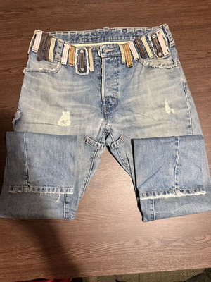 Dsquared² Vintage Distressed Archive Jeans Used, Size 46, Blue