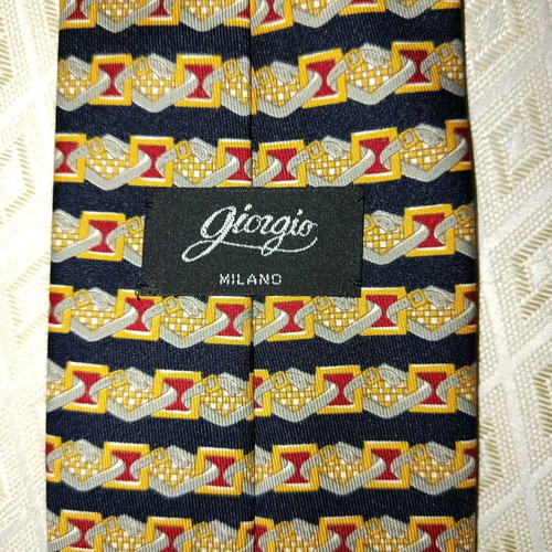 Giorgio tie like new, blue and gold
